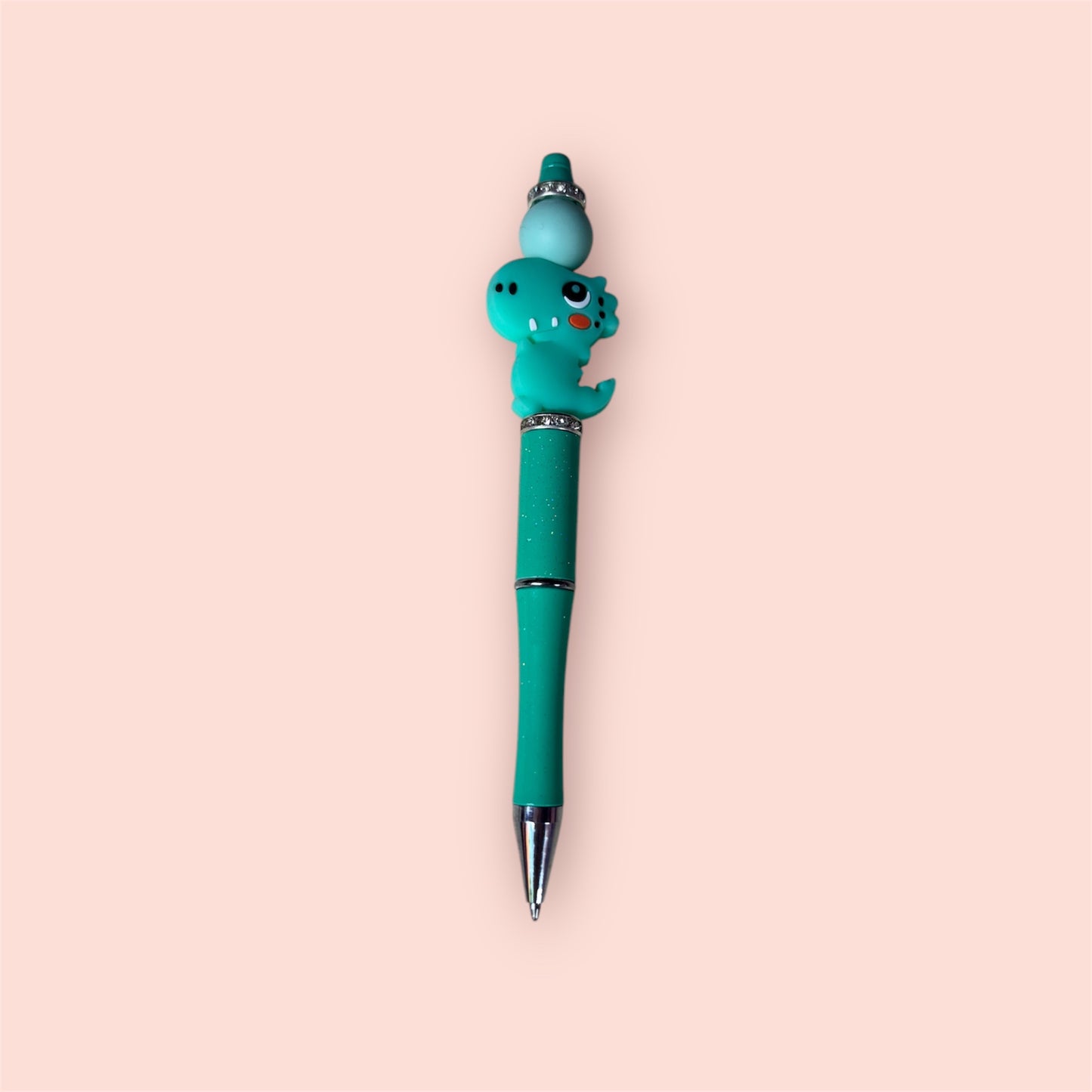 Dinosaur Beaded Ink Pen
