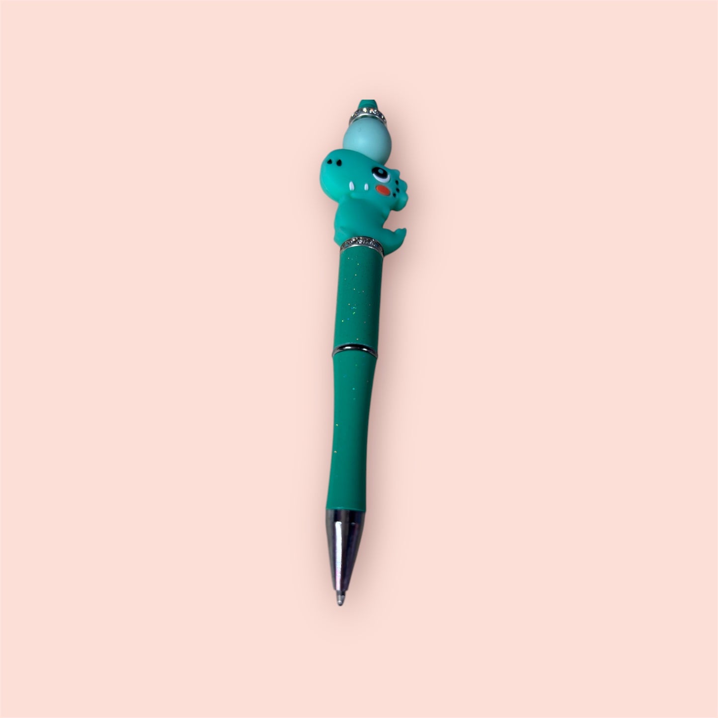Dinosaur Beaded Ink Pen